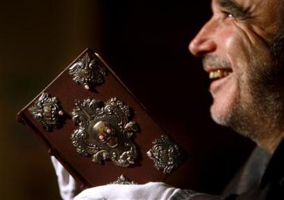 Barry Cunningham holds his one of only seven copies of JK Rowling's ...