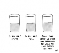GLASS HALF EMPTY ...