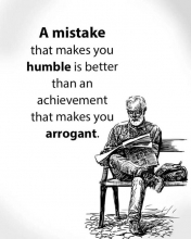 A mistake that makes you ...