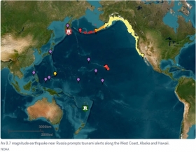 Tsunami waves begin hitting Hawaii after 8.8 earthquake near Russia; alerts for West Coast