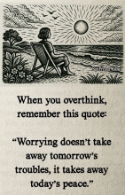 When you overthink ...
