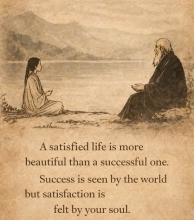A satisfied life is more ...