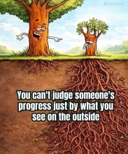 You cant judge someones progress ...