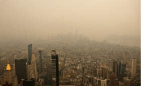 Canadian wildfire smoke descends on parts of US, including New York City